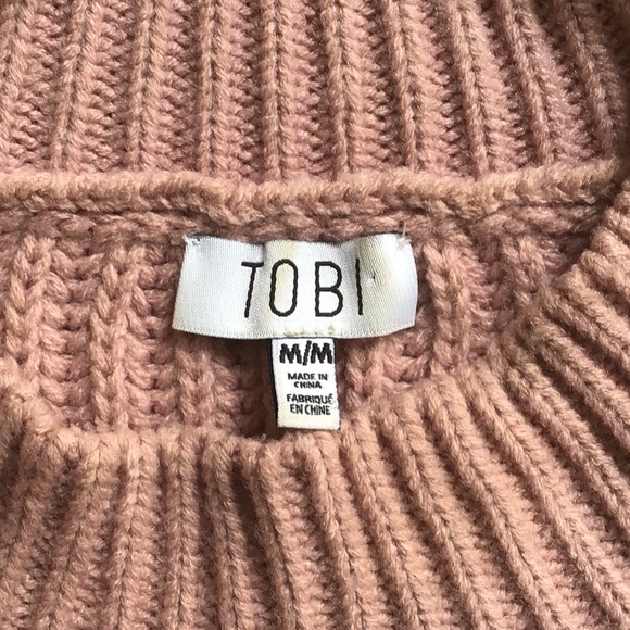 TOBI Blush Chunky Knit Oversized Sweater - Picture 1 of 5